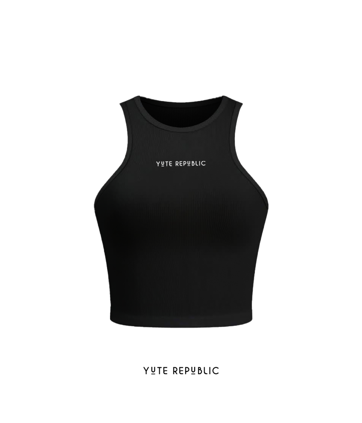 Yute Republic Female Logo Tank - BLACK